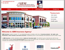 Tablet Screenshot of abminsure.com